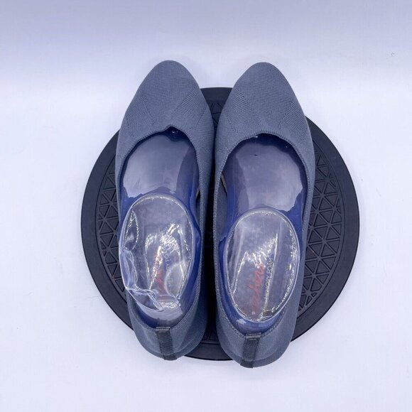 Skechers Women's Cleo Bewitch Flats Size 8.5 gray Knit Comfy Slip On Shoe Casual - Picture 8 of 9